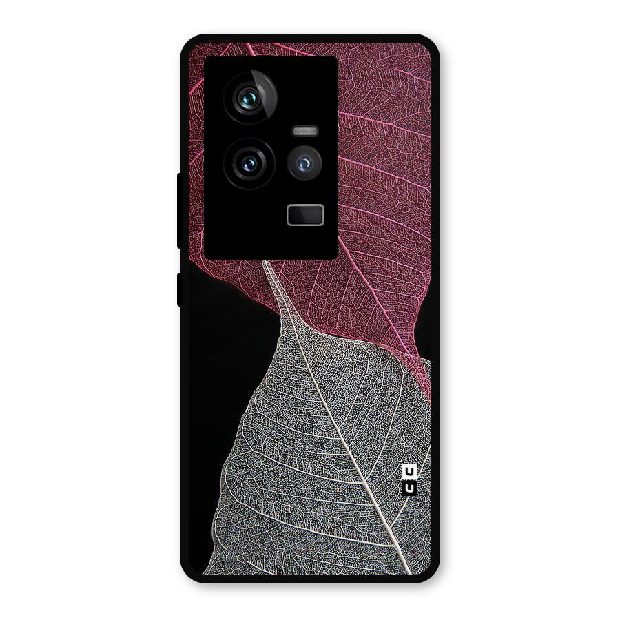 Beauty Leaf Metal Back Case for iQOO 11 5G