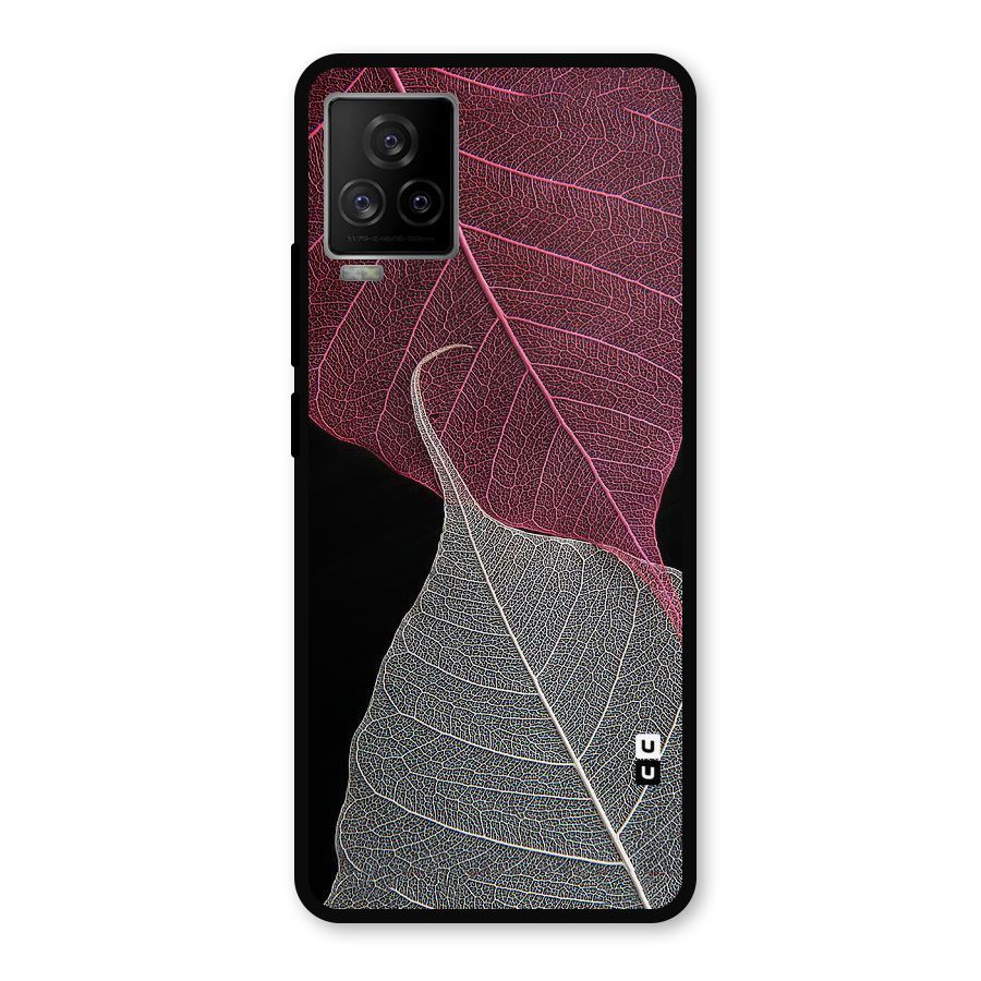 Beauty Leaf Metal Back Case for iQOO 7 Legend 5G