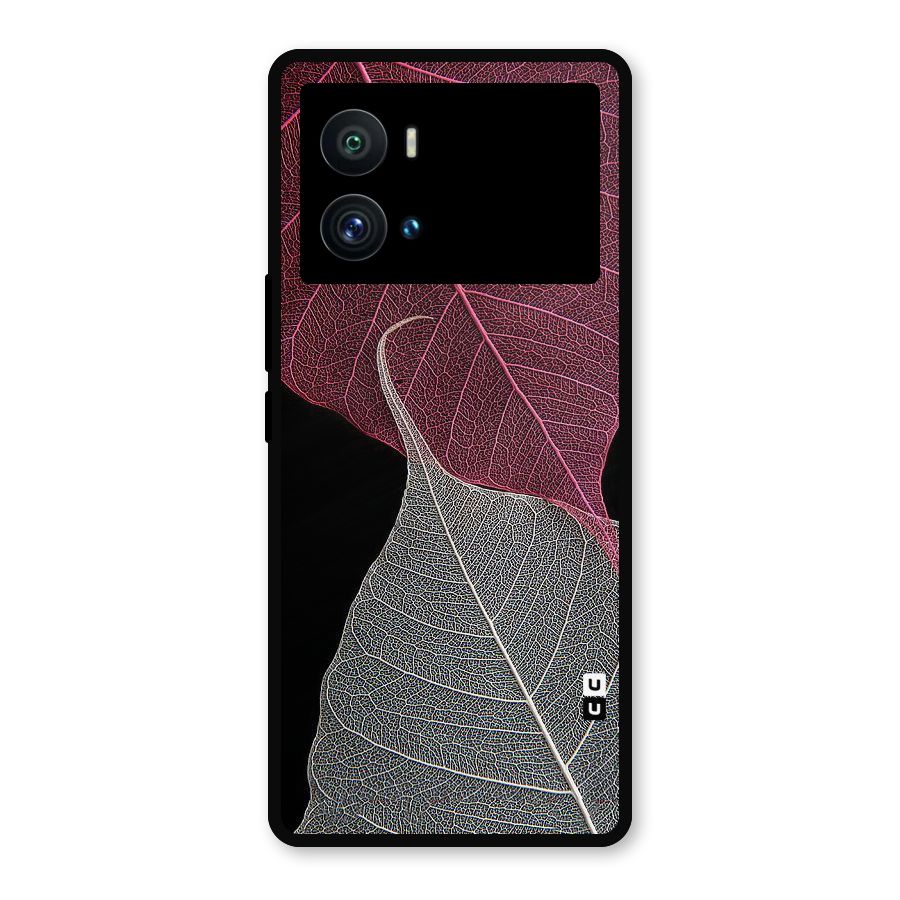 Beauty Leaf Metal Back Case for iQOO 9 Pro