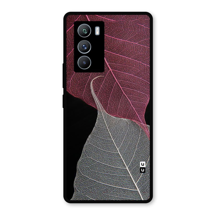 Beauty Leaf Metal Back Case for iQOO 9 SE