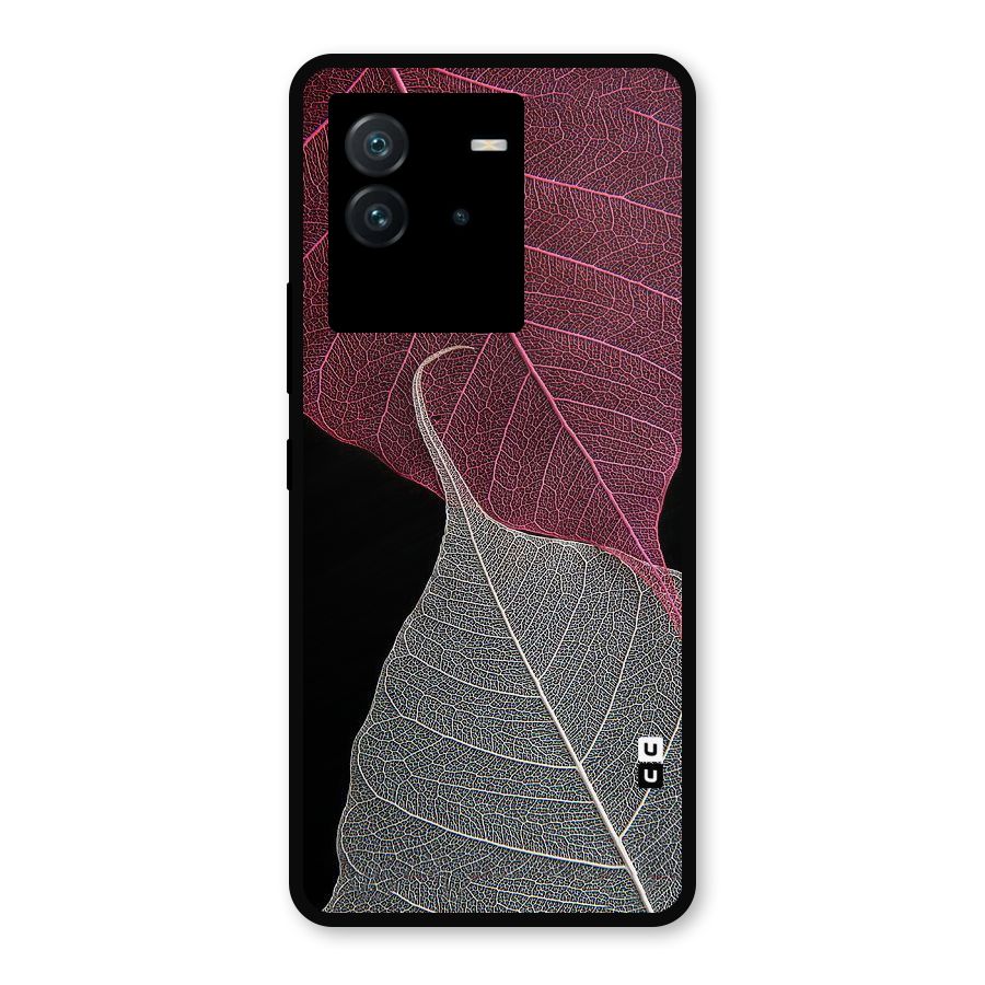 Beauty Leaf Metal Back Case for iQOO Neo 6 5G