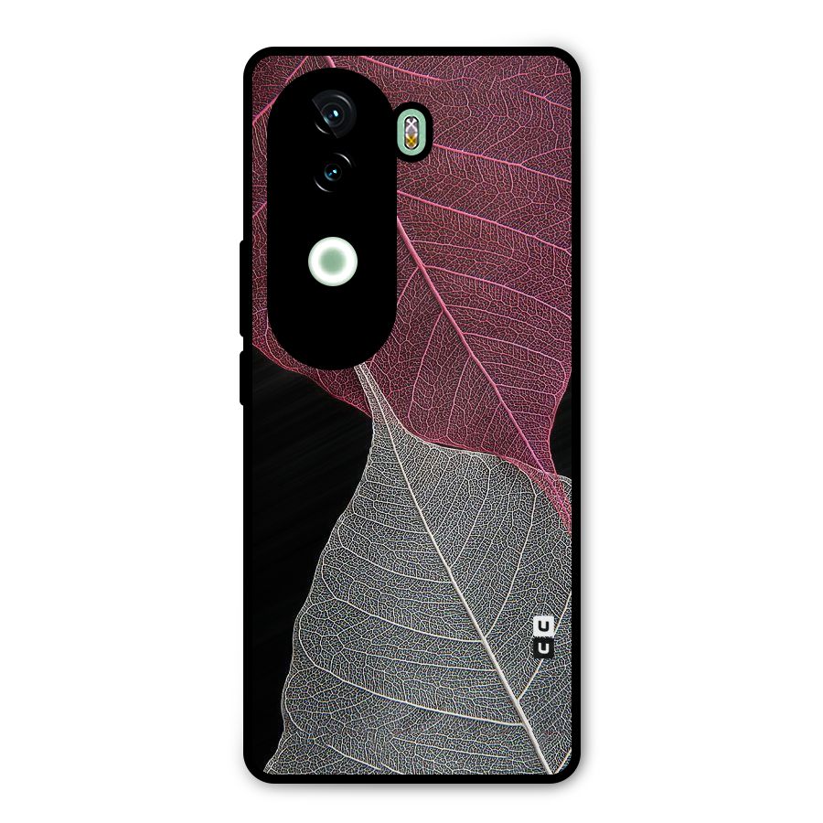 Beauty Leaf Metal Back Case for iQOO Z9s