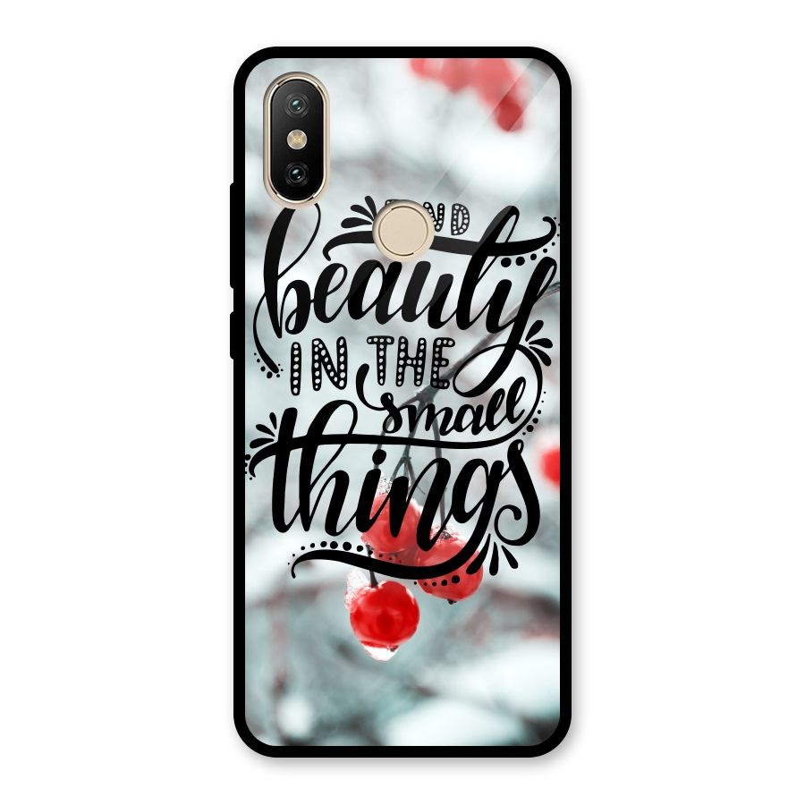 Beauty in Small Things Glass Back Case for Redmi A2