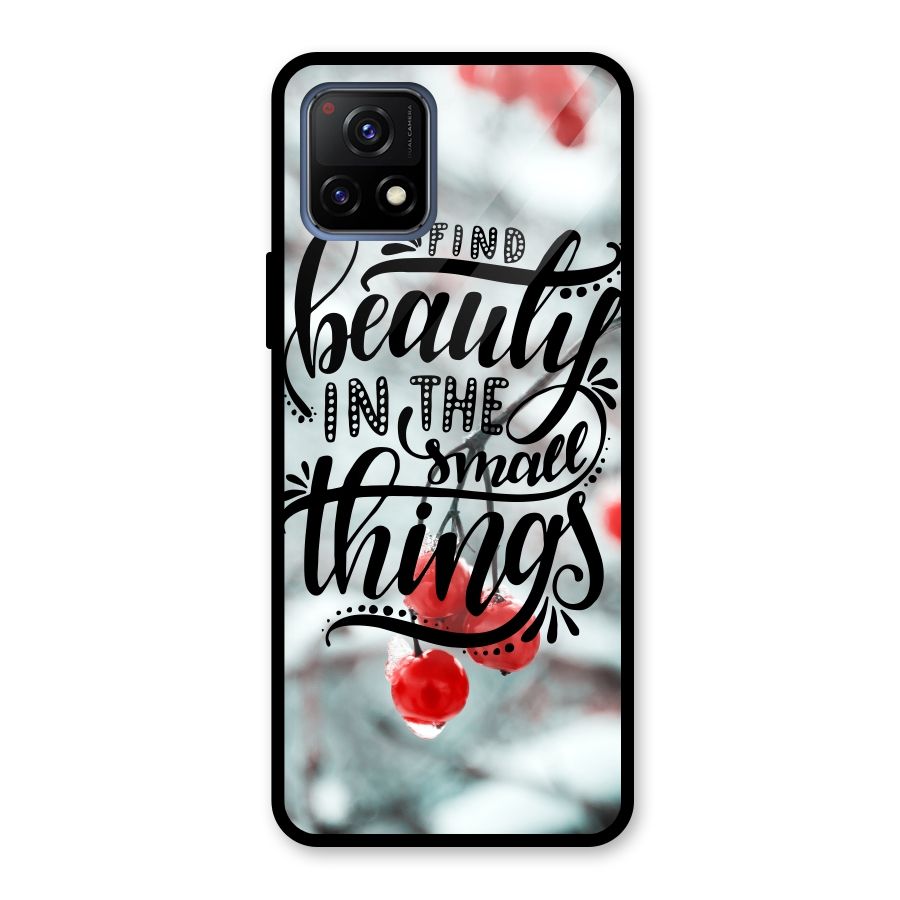 Beauty in Small Things Glass Back Case for Vivo Y72 5G