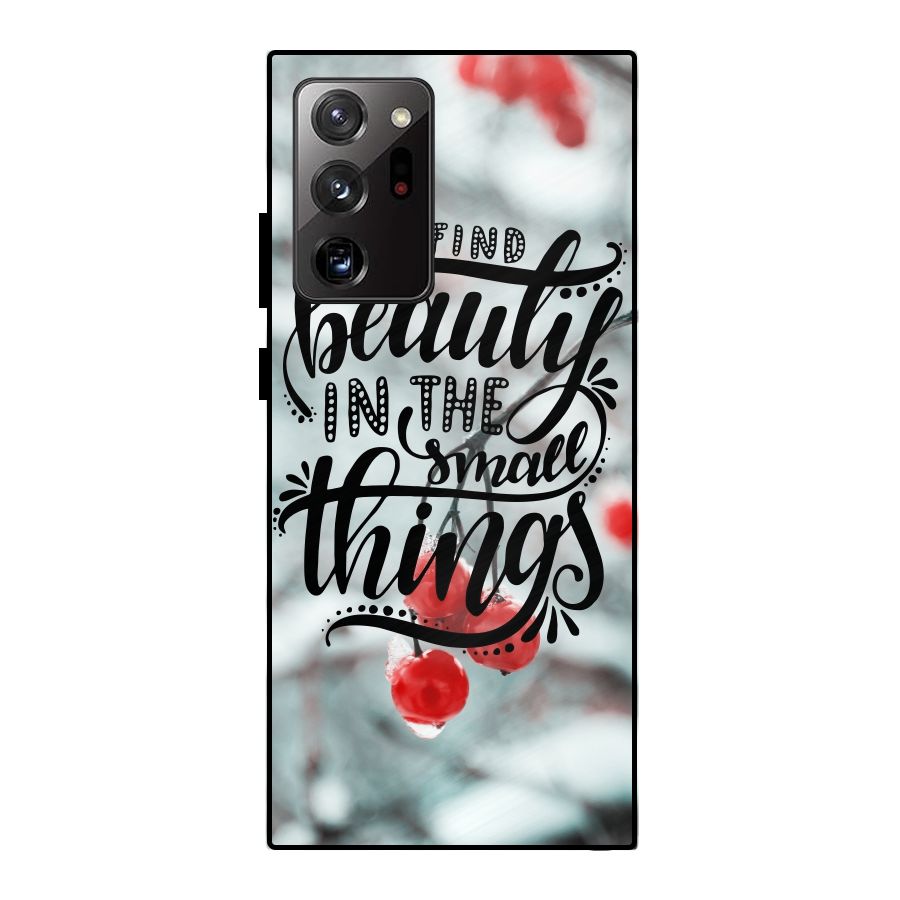 Beauty in Small Things Metal Back Case for Galaxy Note 20 Ultra