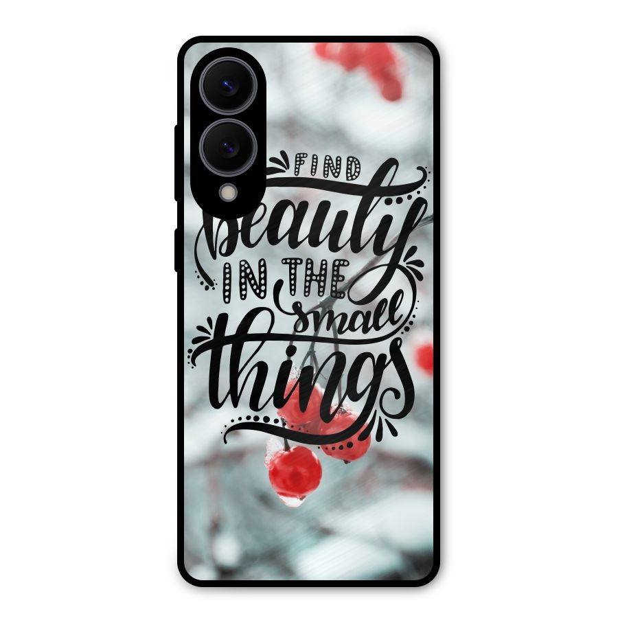 Beauty in Small Things Metal Back Case for Galaxy S25 Edge