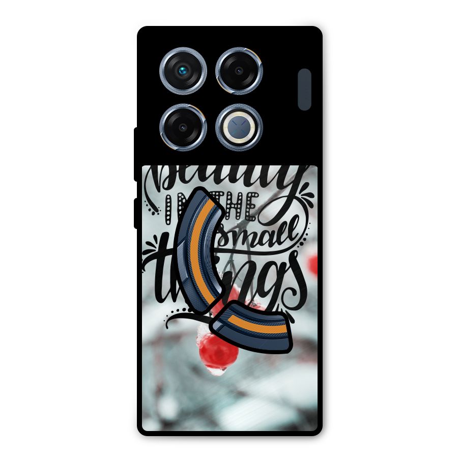 Beauty in Small Things Metal Back Case for Infinix GT 20 Pro