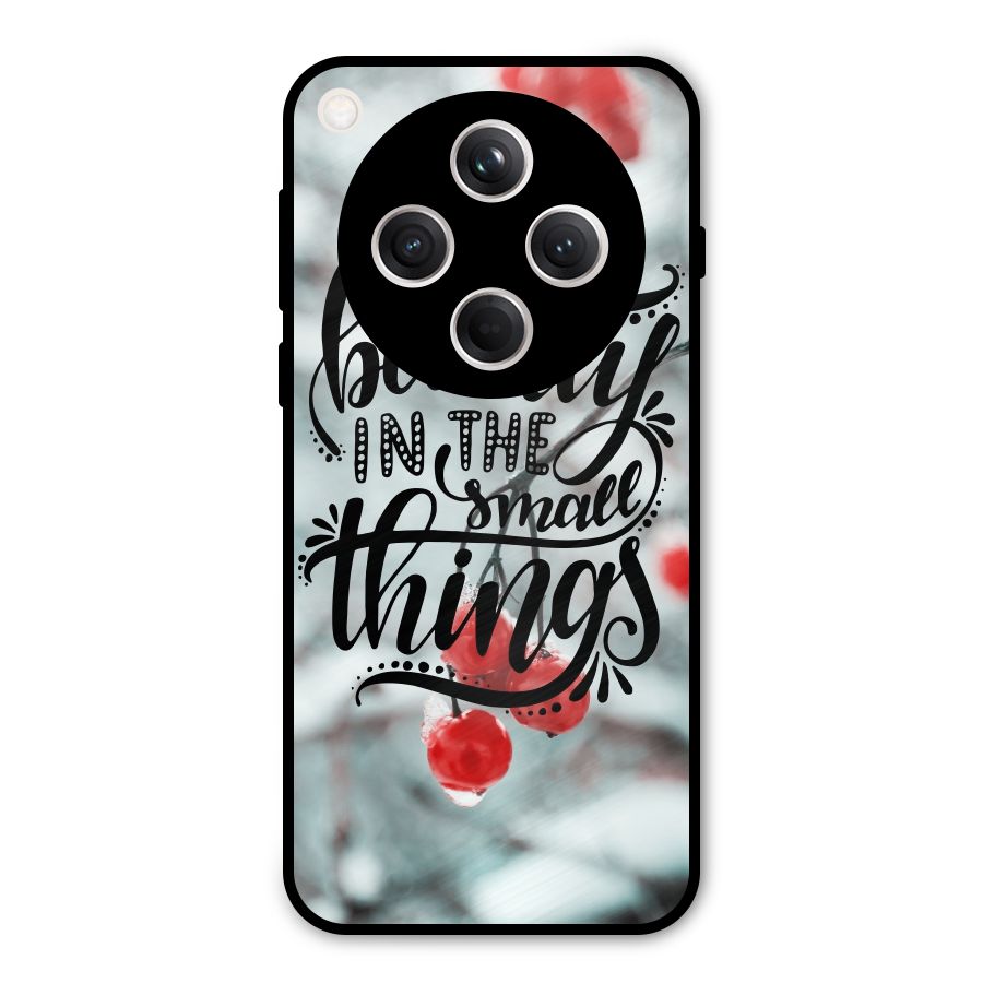 Beauty in Small Things Metal Back Case for Oppo Find X8