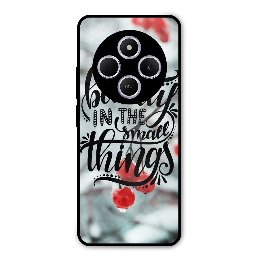Beauty in Small Things Metal Back Case for Poco M7