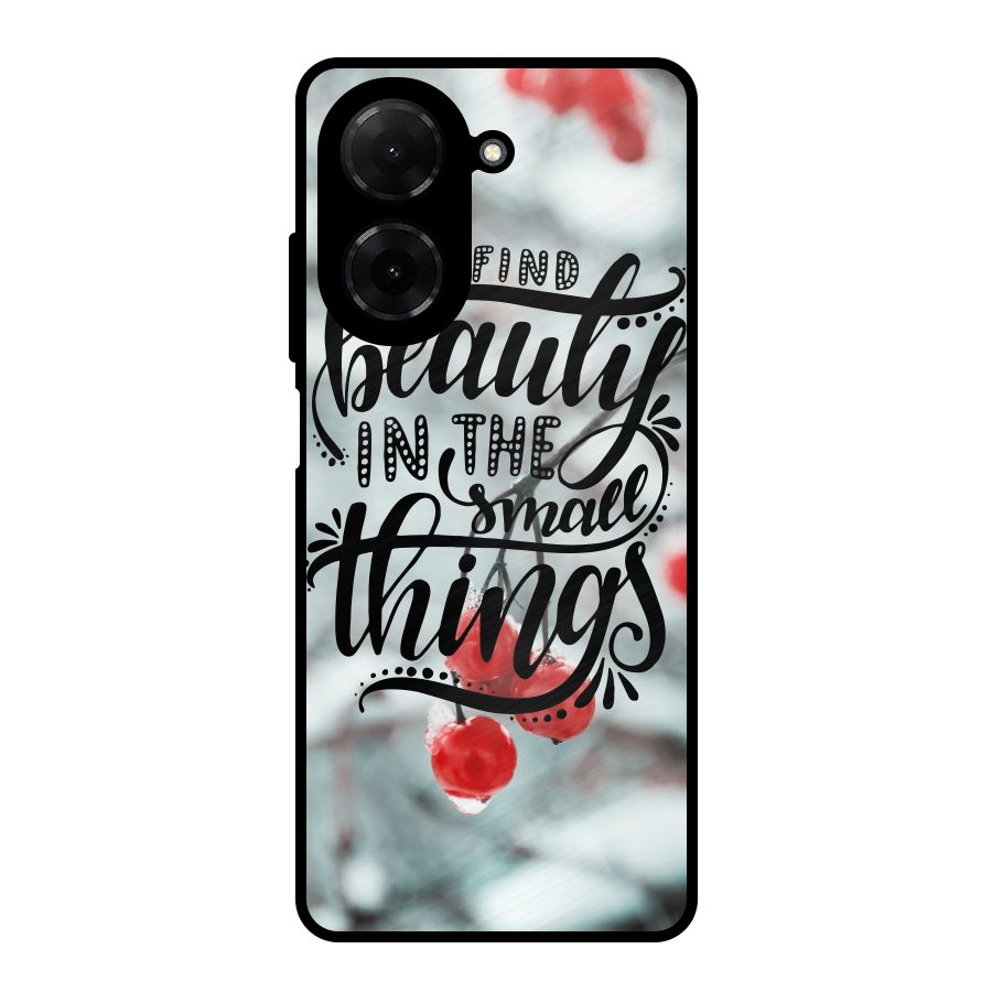 Beauty in Small Things Metal Back Case for Redmi A5 4G