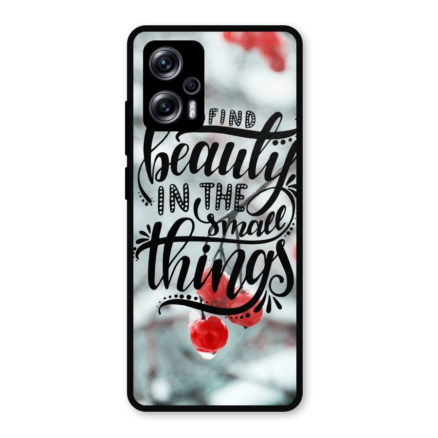Beauty in Small Things Metal Back Case for Redmi K50i