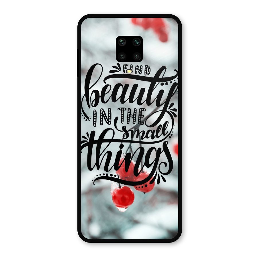 Beauty in Small Things Metal Back Case for Redmi Note 10 Lite