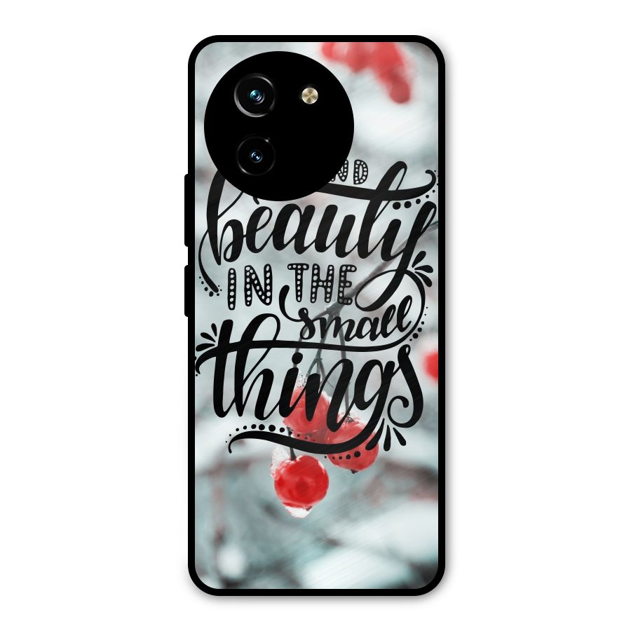 Beauty in Small Things Metal Back Case for Vivo T3x