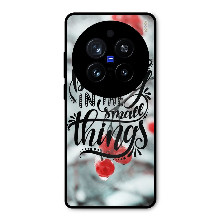 Beauty in Small Things Metal Back Case for Vivo X200 Pro