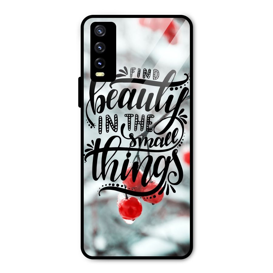 Beauty in Small Things Metal Back Case for Vivo Y20i