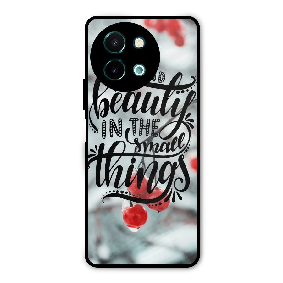 Beauty in Small Things Metal Back Case for Vivo Y58
