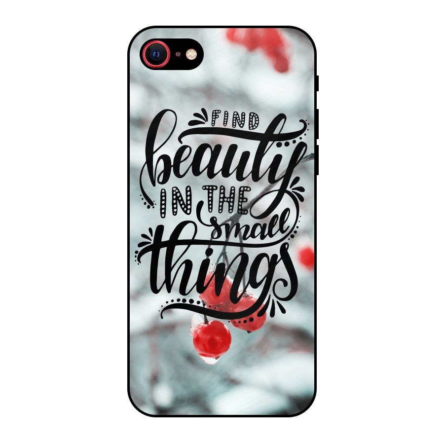 Beauty in Small Things Metal Back Case for iPhone SE 2022