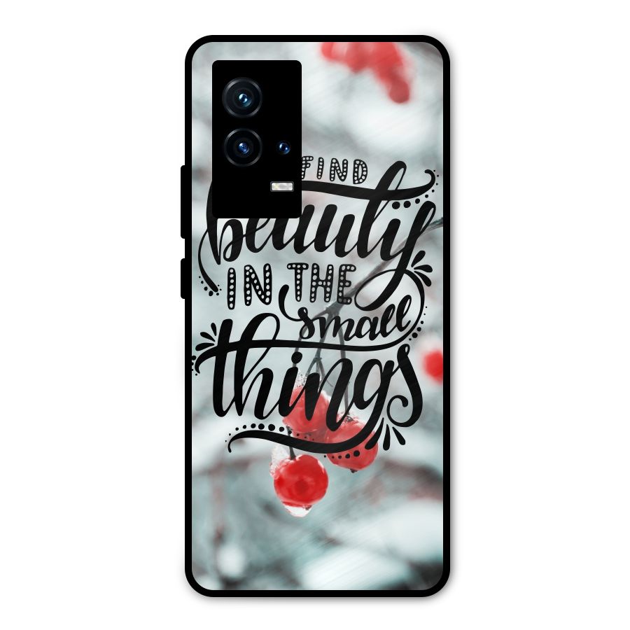 Beauty in Small Things Metal Back Case for iQOO 9 5G