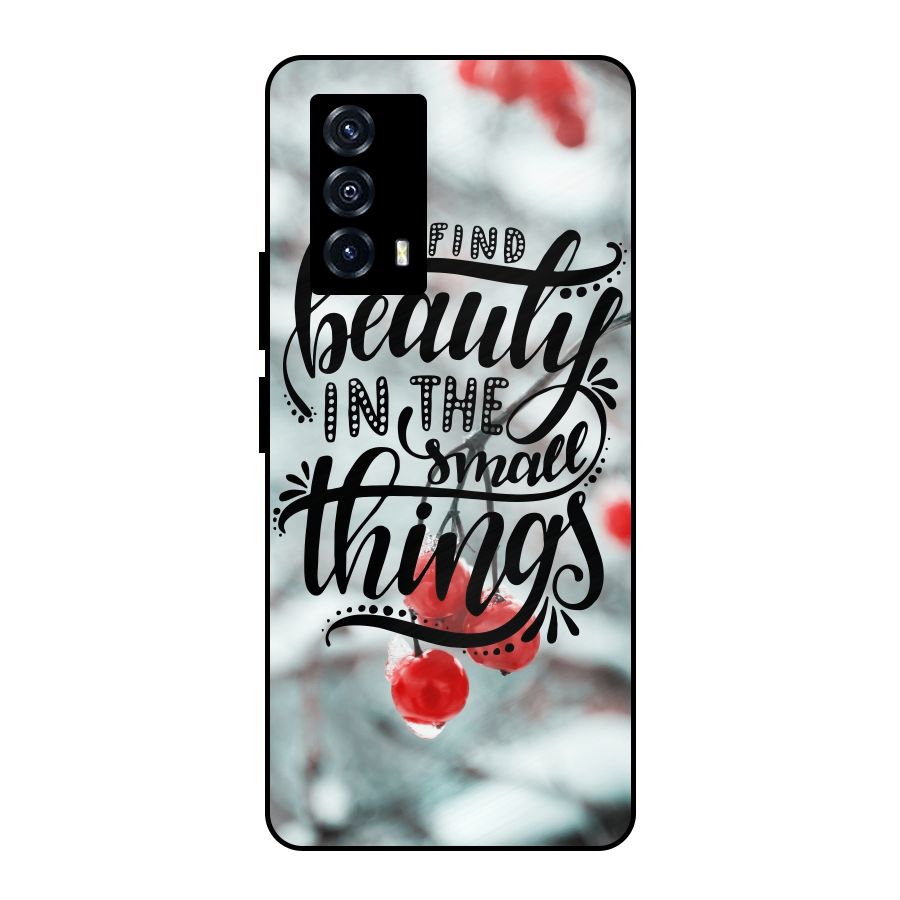 Beauty in Small Things Metal Back Case for iQOO Z5