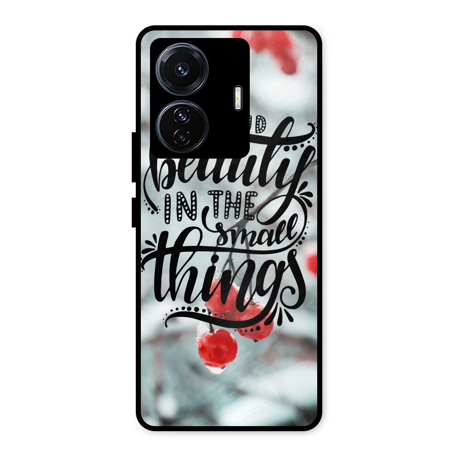 Beauty in Small Things Metal Back Case for iQOO Z6