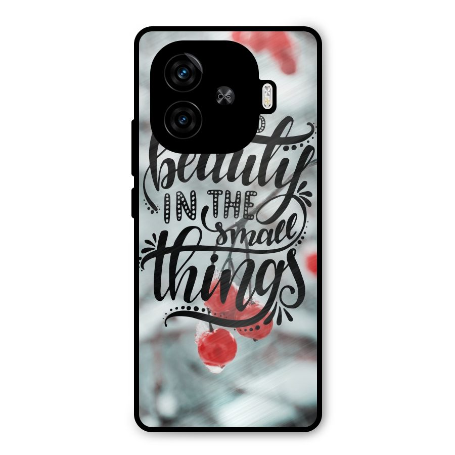 Beauty in Small Things Metal Back Case for iQOO Z9 Turbo
