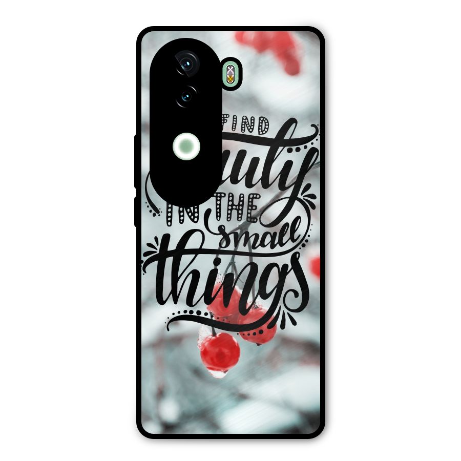 Beauty in Small Things Metal Back Case for iQOO Z9s