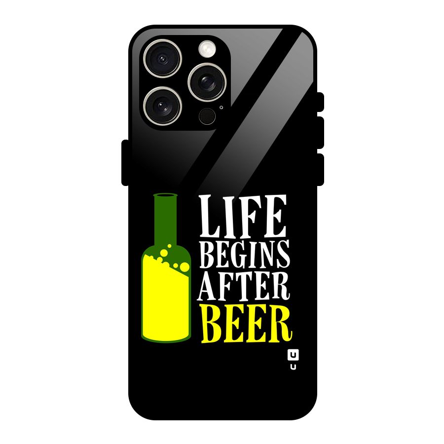 Beer Life Glass Back Case for iPhone 15 Pro Max