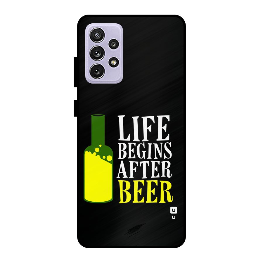 Beer Life Metal Back Case for Galaxy A72