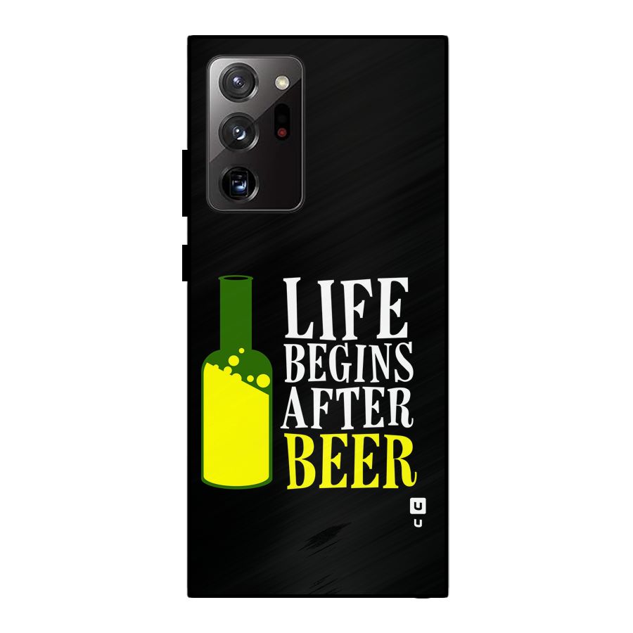 Beer Life Metal Back Case for Galaxy Note 20 Ultra