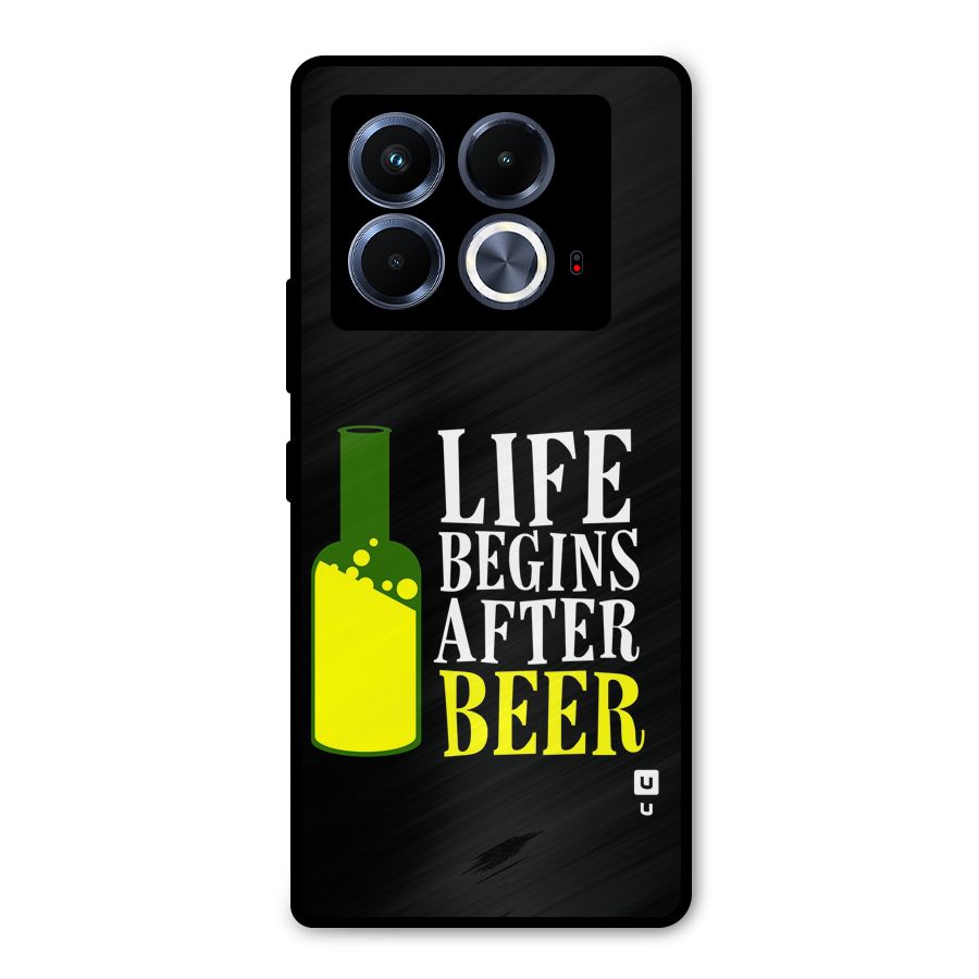 Beer Life Metal Back Case for Infinix Note 40 5G