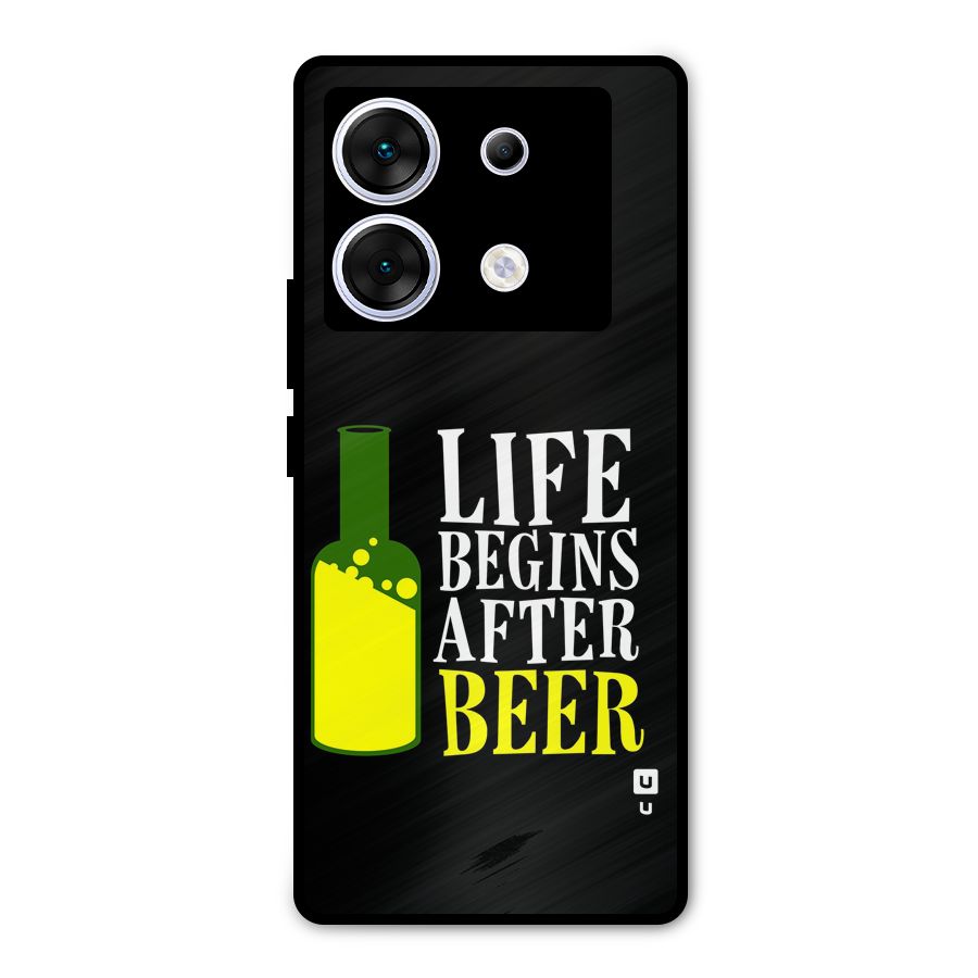 Beer Life Metal Back Case for Infinix Zero 30 5G