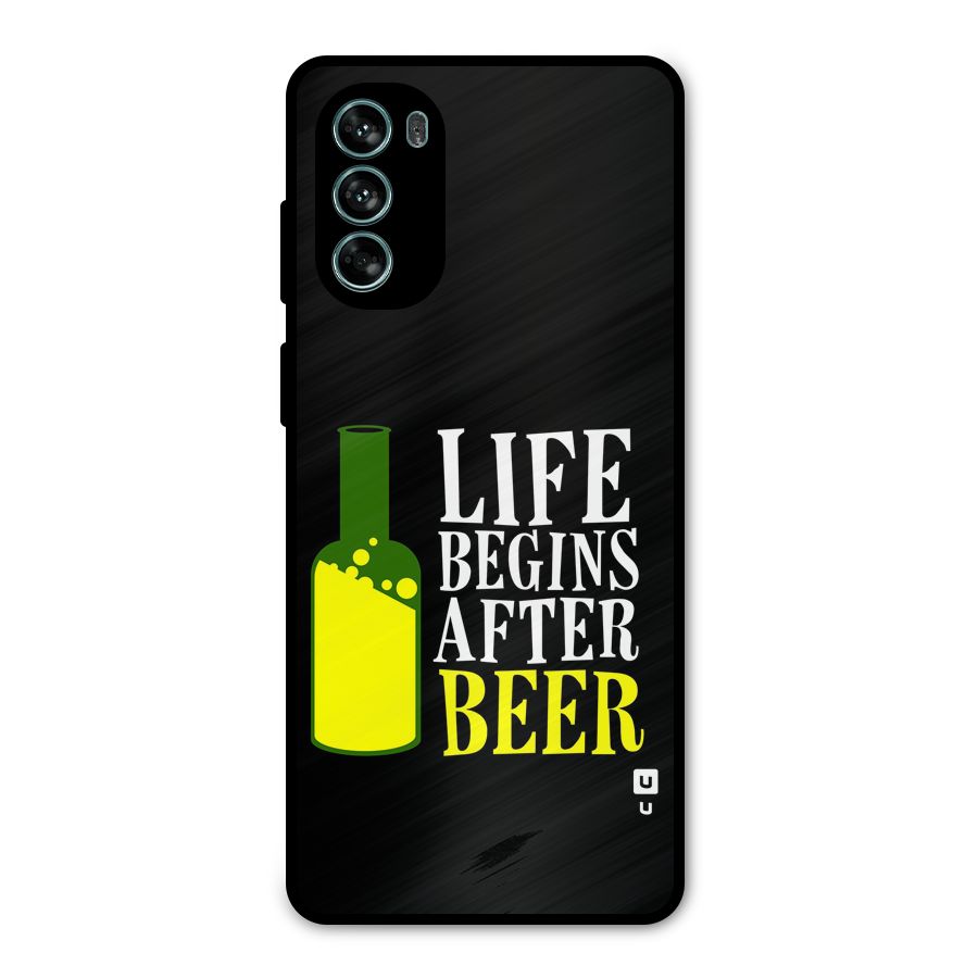 Beer Life Metal Back Case for Moto G62