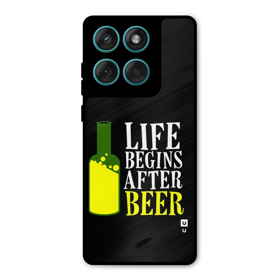 Beer Life Metal Back Case for Motorola Edge 60 Fusion