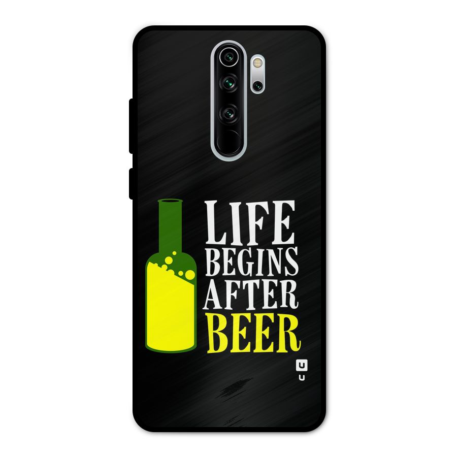 Beer Life Metal Back Case for Redmi Note 8 Pro
