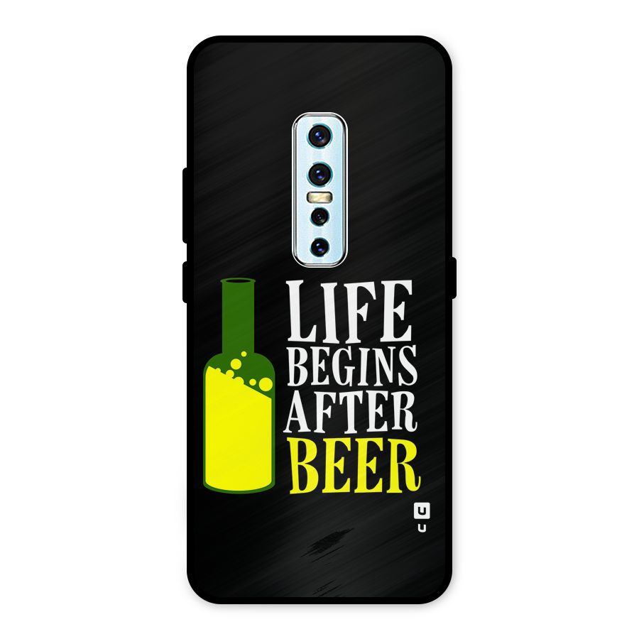 Beer Life Metal Back Case for Vivo V17 Pro