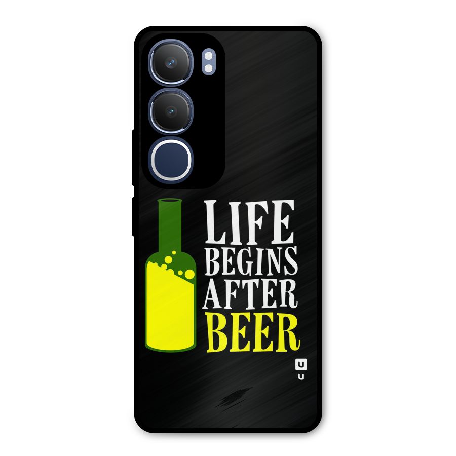 Beer Life Metal Back Case for Vivo Y29