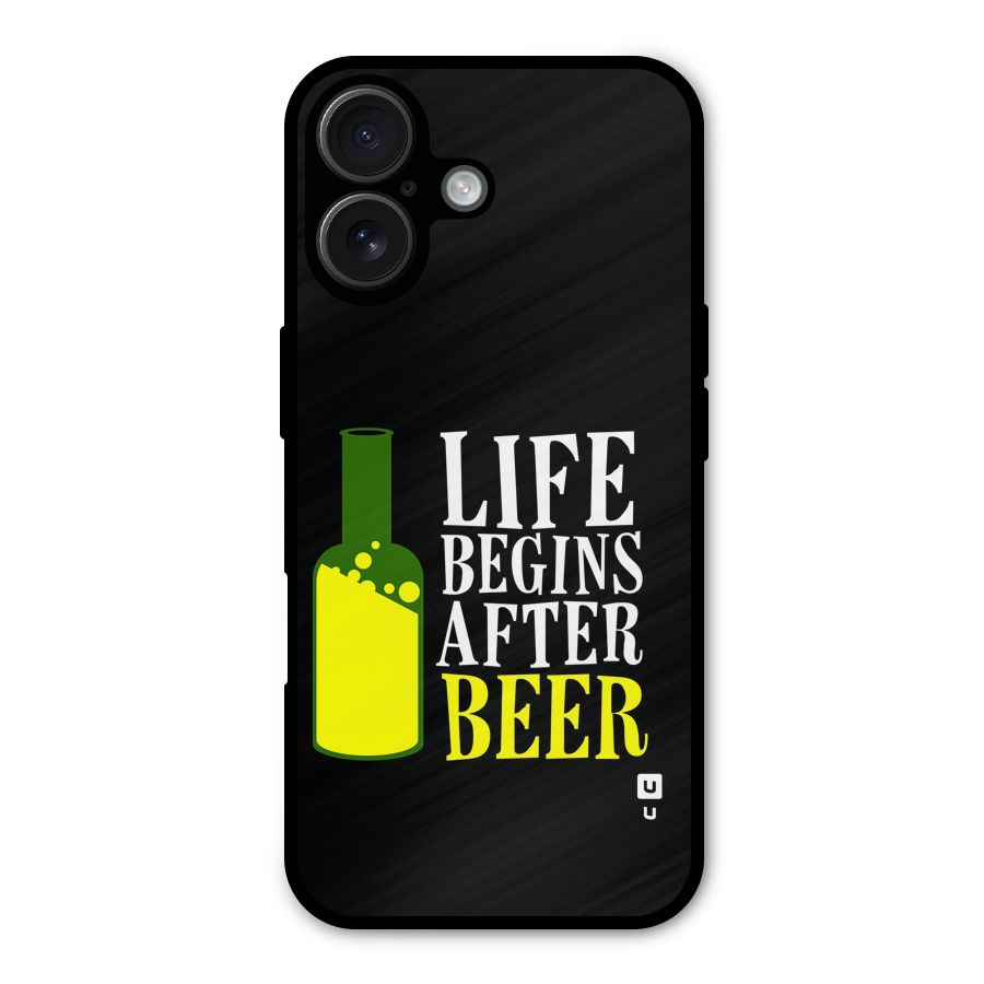 Beer Life Metal Back Case for iPhone 16