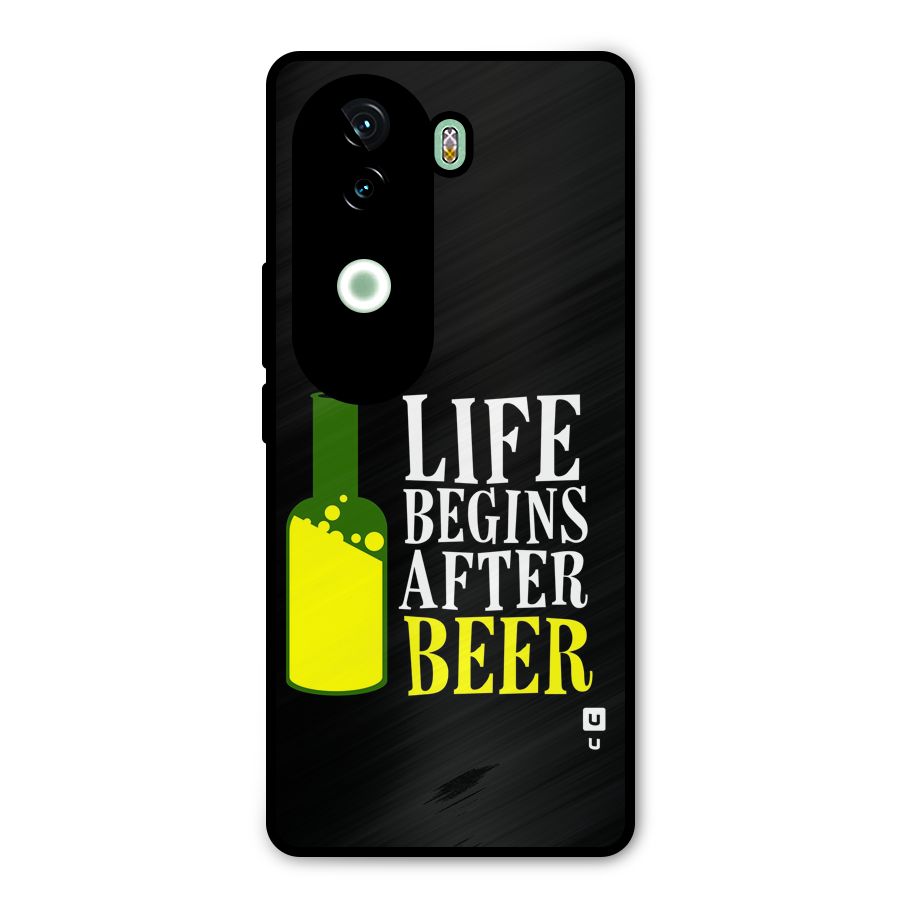 Beer Life Metal Back Case for iQOO Z9s