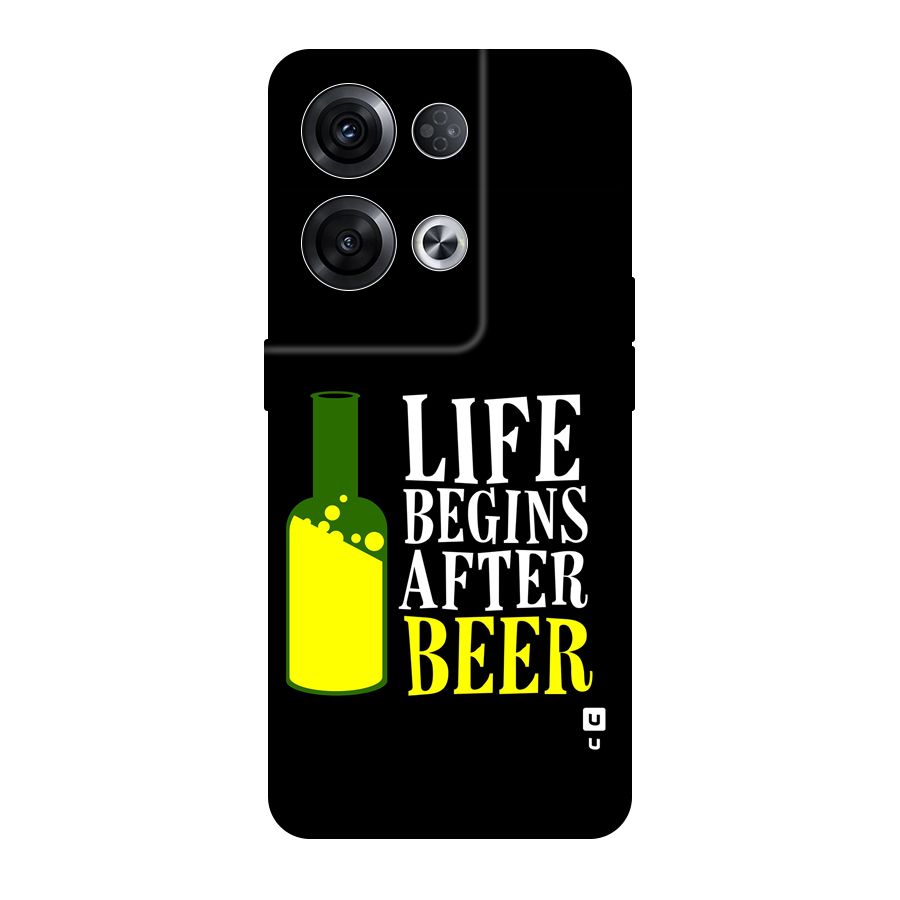 Beer Life Original Polycarbonate Back Case for Oppo Reno8 Pro 5G