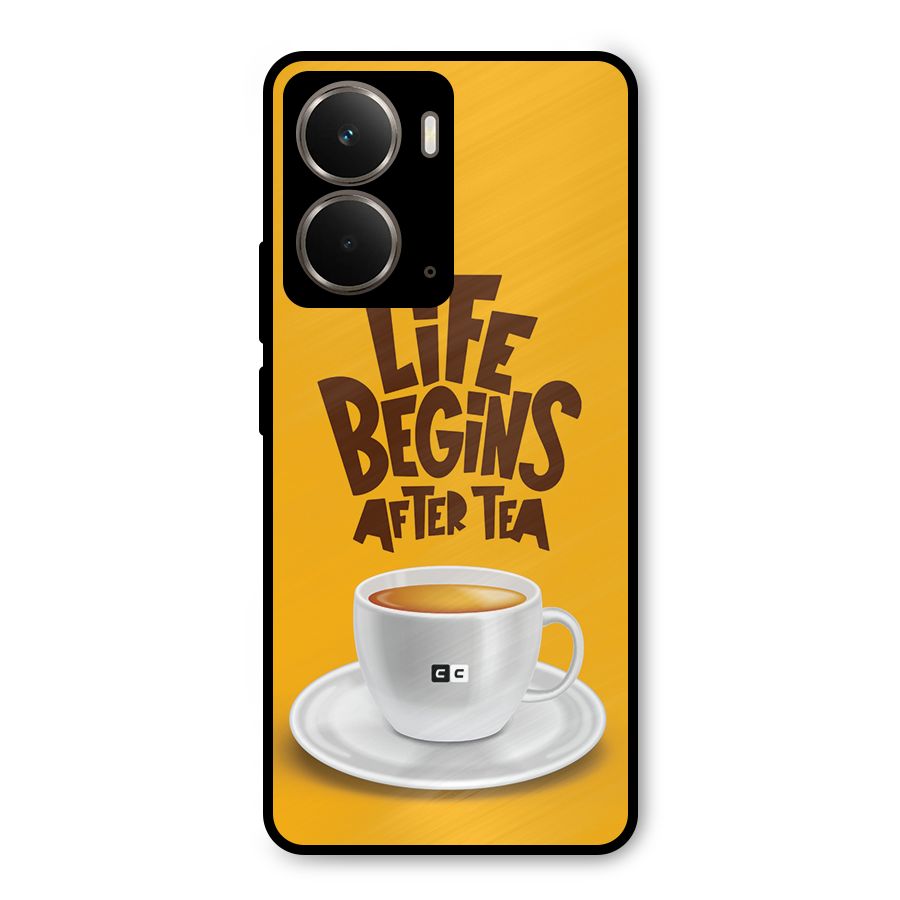 Begins After Tea Metal Back Case for Realme P3