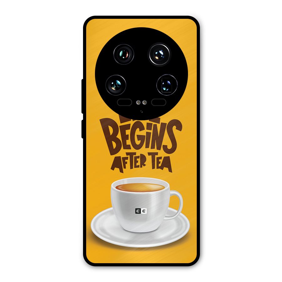 Begins After Tea Metal Back Case for Xiaomi 14 Ultra