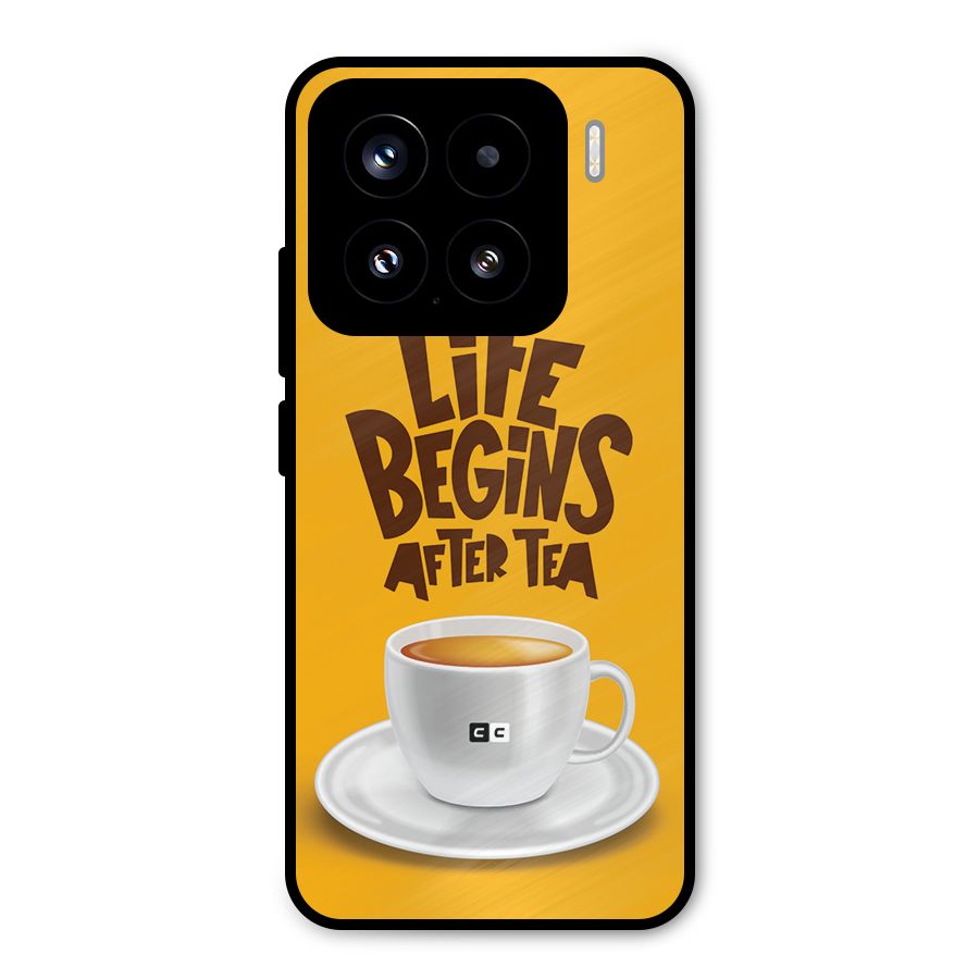 Begins After Tea Metal Back Case for Xiaomi 15