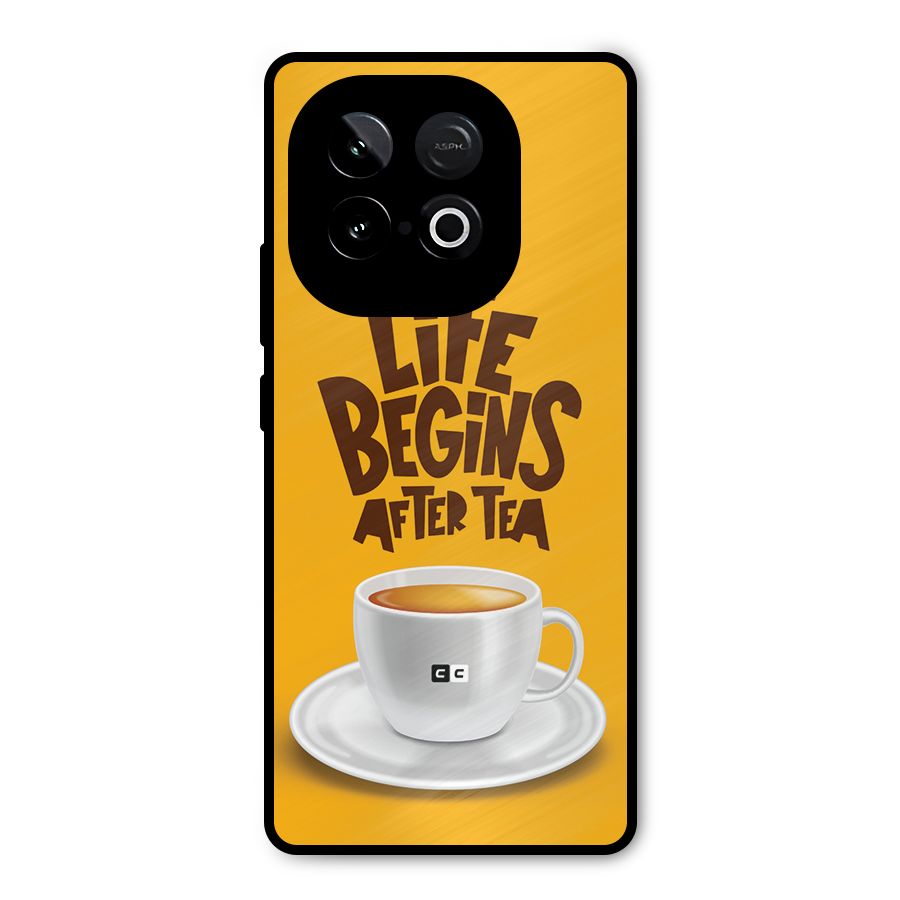 Begins After Tea Metal Back Case for iQOO Neo 10