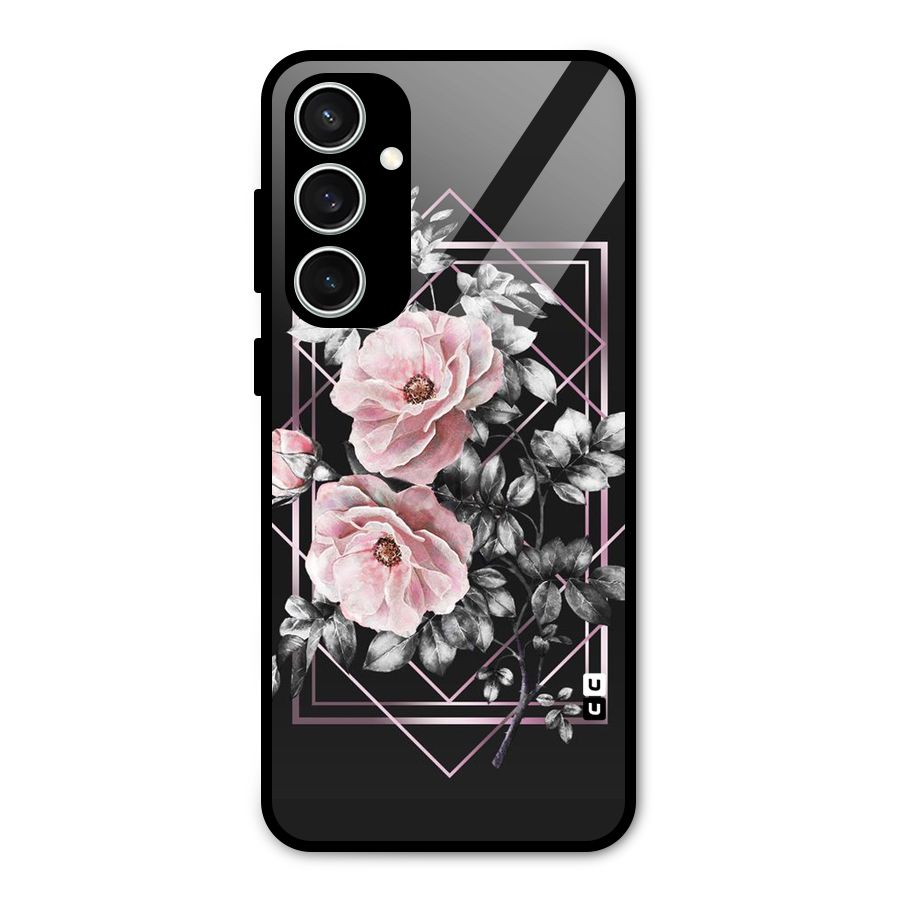 Beguilling Pink Floral Glass Back Case for Galaxy S23 FE
