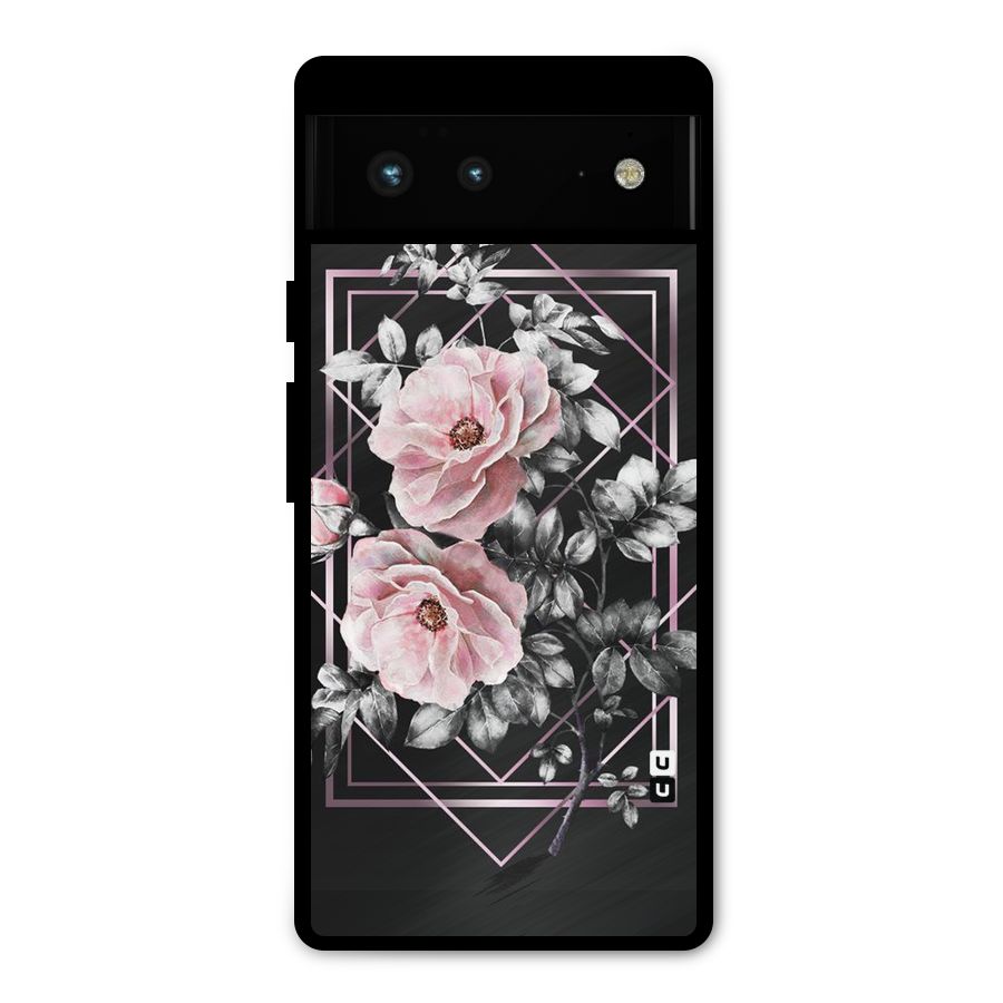 Beguilling Pink Floral Metal Back Case for Google Pixel 6