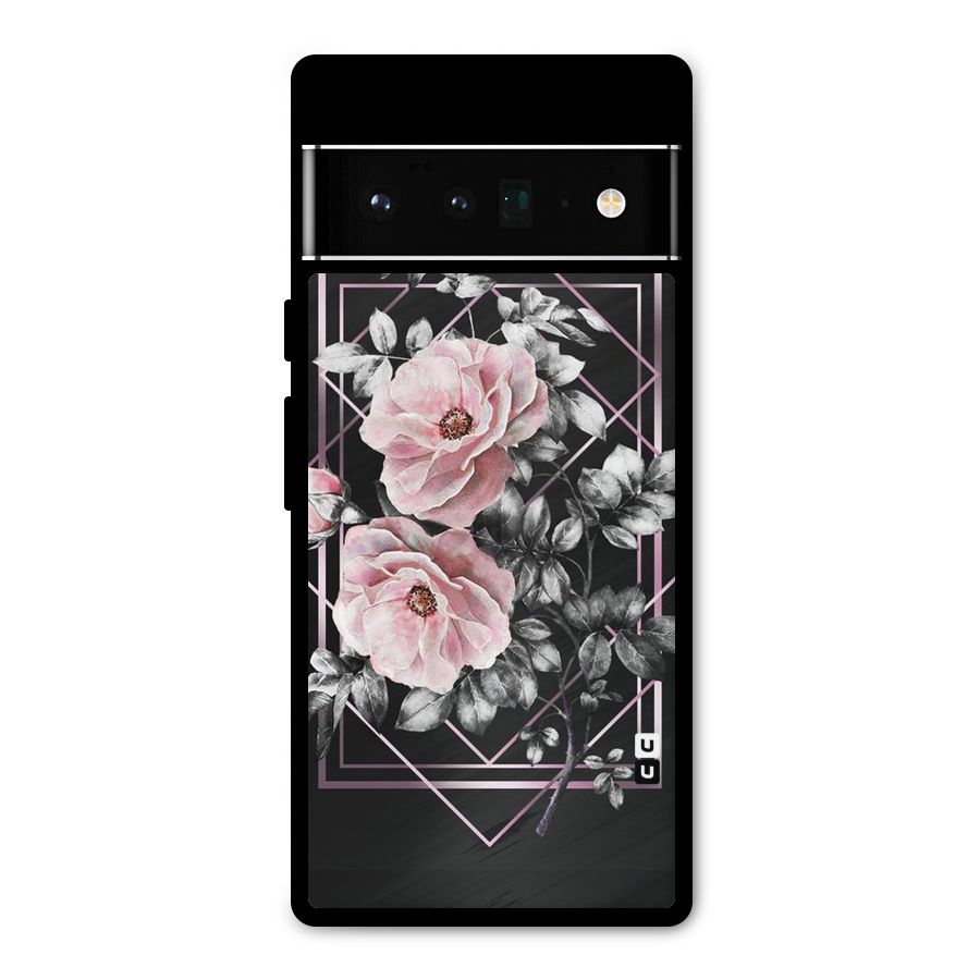 Beguilling Pink Floral Metal Back Case for Google Pixel 6 Pro