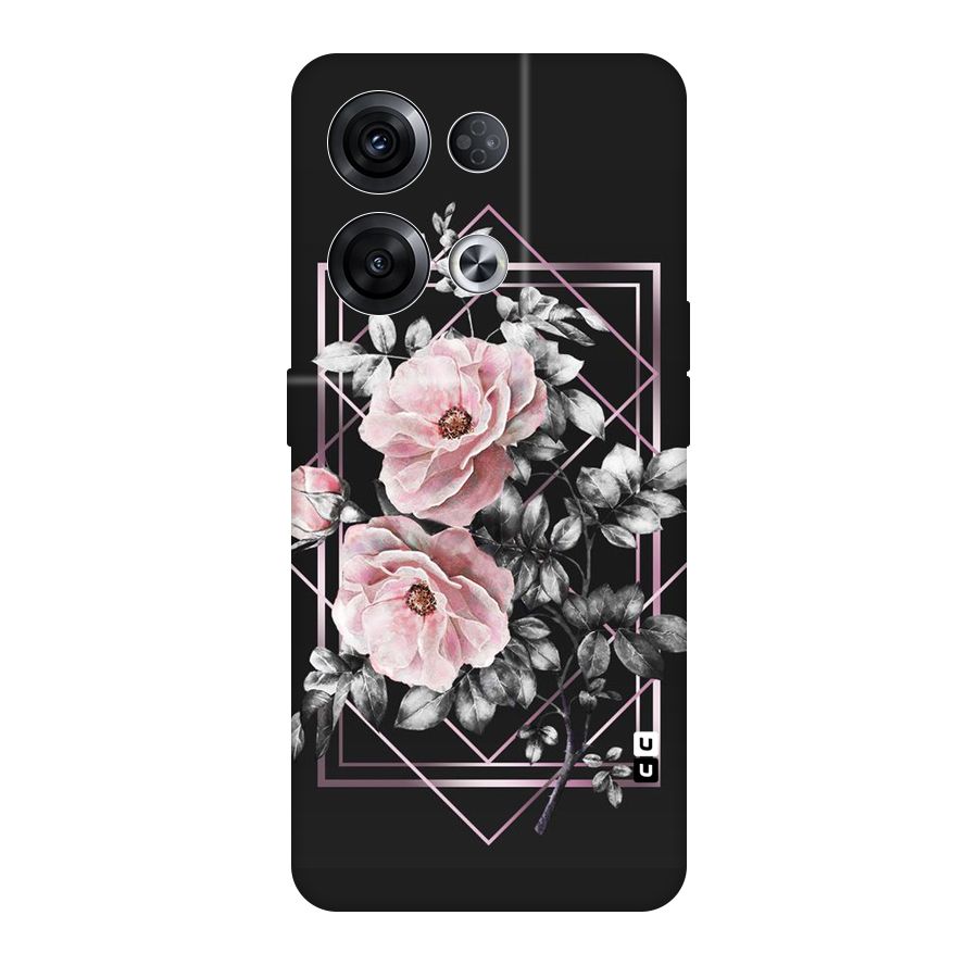 Beguilling Pink Floral Original Polycarbonate Back Case for Oppo Reno8 Pro 5G
