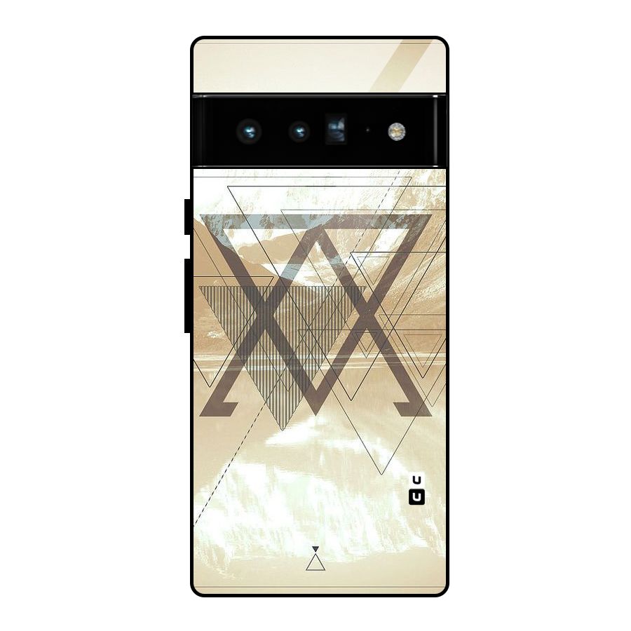 Beige View Glass Back Case for Google Pixel 6 Pro