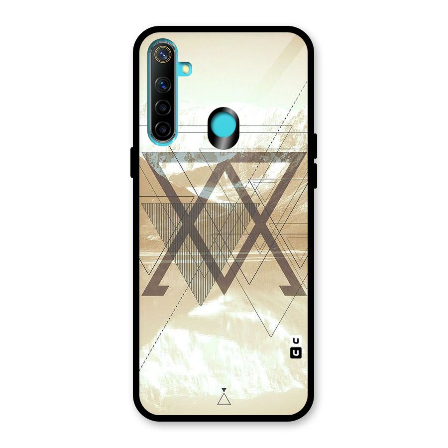 Beige View Glass Back Case for Realme Narzo 10