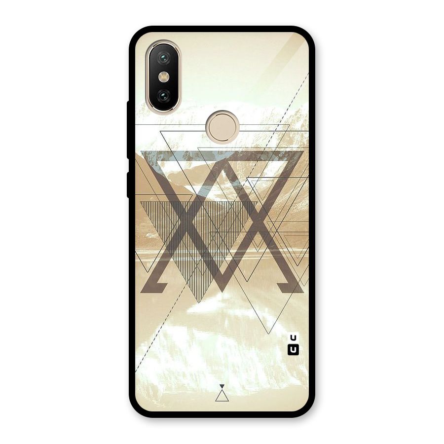 Beige View Glass Back Case for Redmi A2